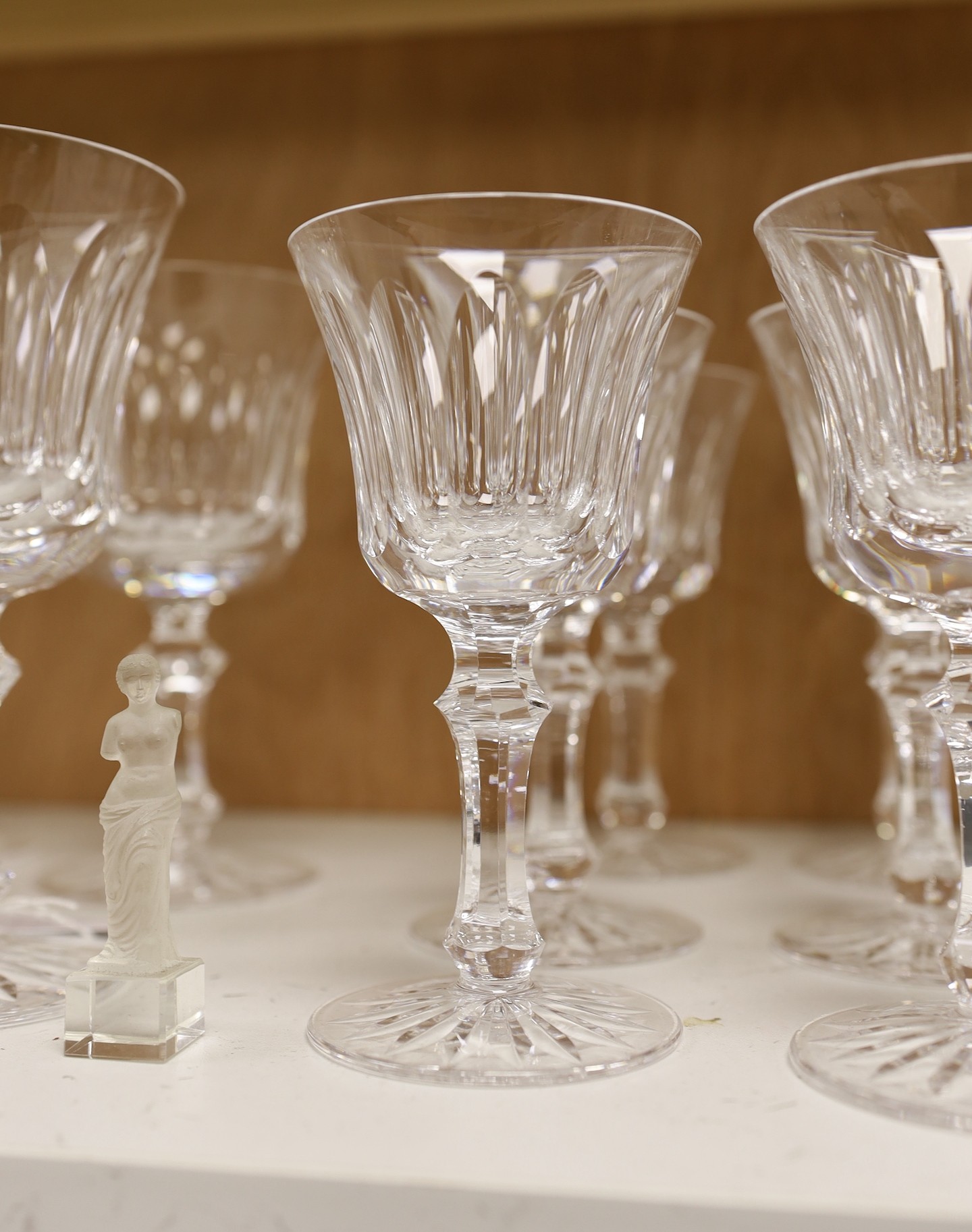 A suite of Waterford crystal drinking glasses